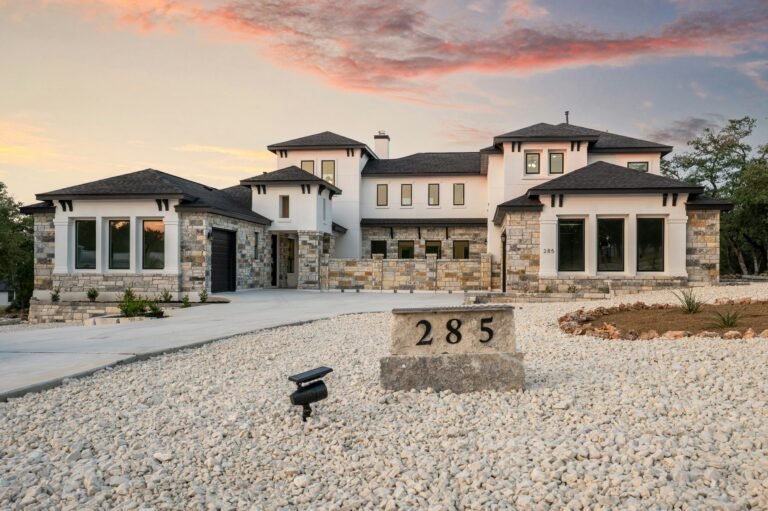 Luxury home at sunset representing Texas mortgage pre-approval