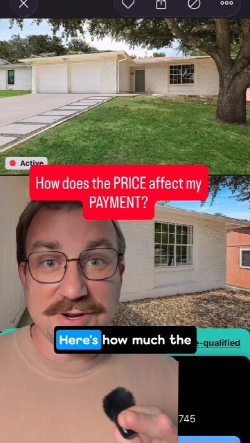 Here’s how the price affects your monthly payment!