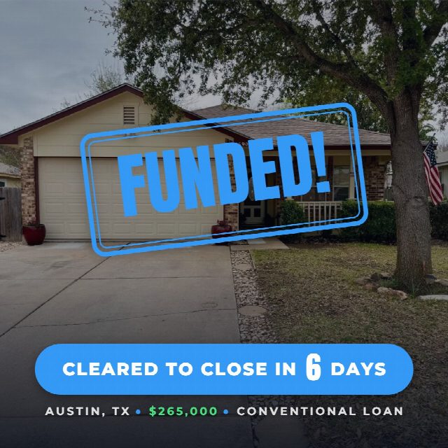 FUNDED! 🏡 Another set of keys in Austin, and this one makes me smile. These buyers were...
