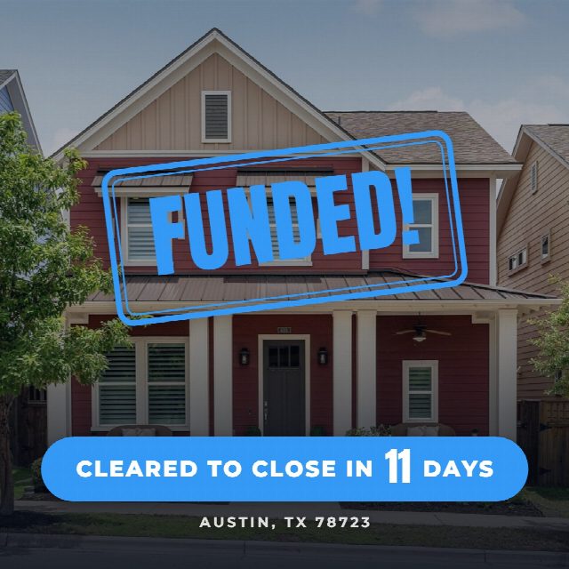 FUNDED! 🎉 Huge congrats to my client on his first home in Austin! He found me online, d...